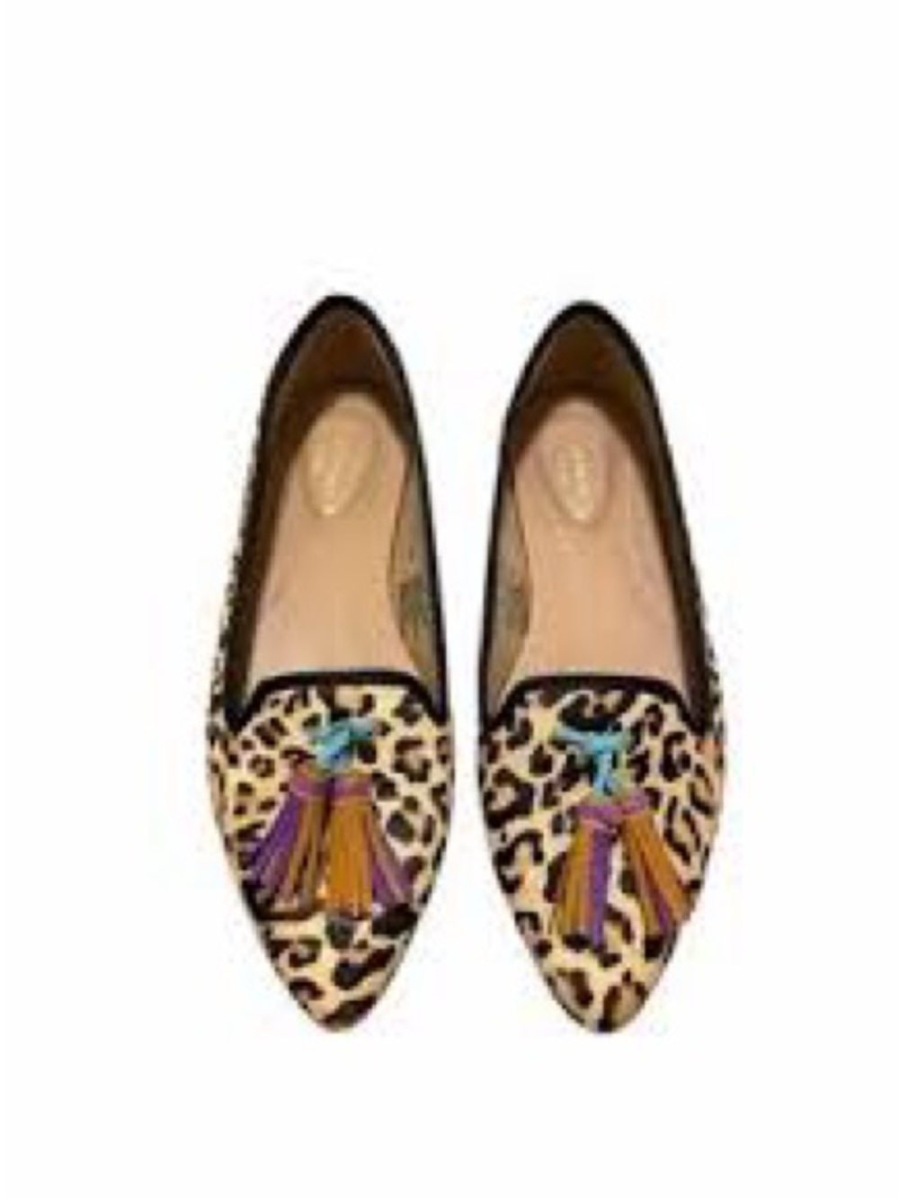Hush Puppies Sadie Tassel Slip-On loafers in a leopard print
